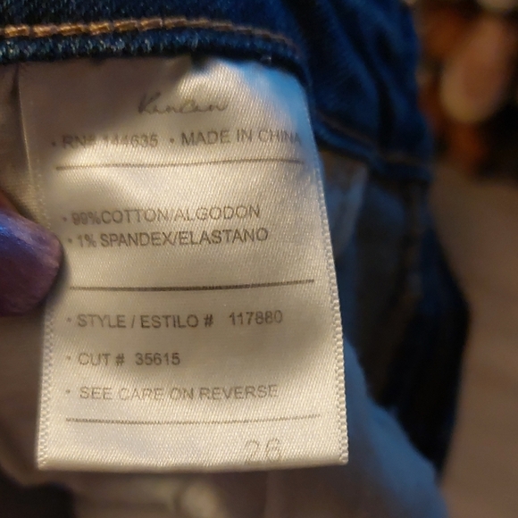 KanCan Light Blue Distressed Straight Leg Jeans Size 26 - Picture 4 of 6